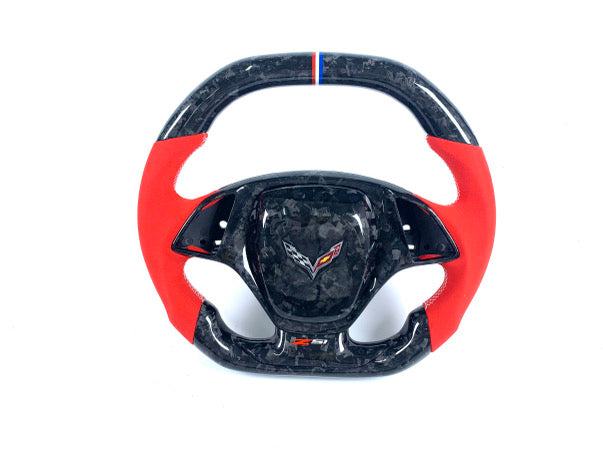 Corvette C7 Custom Carbon Fiber Steering Wheel