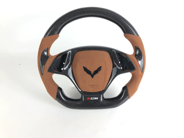 Corvette C7 Custom Carbon Fiber Steering Wheel